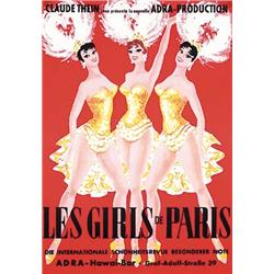 Orig. Poster Paris Dancers 1960