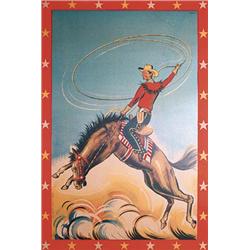 Old Rodeo / Cowboy Poster