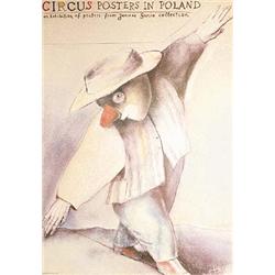 Original Polish Cyrk Circus Poster 1st Printing