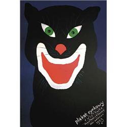 Original Polish Cyrk Circus Poster 1st Printing