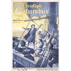 Original Film Poster 1924 Christoph Columbus 