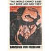 Image 1 : Original WW II Poster Sacrifice for Freedom