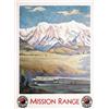 Image 1 : Northern Pacific Railway Poster Mission Range