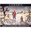 Image 1 : Great Original Canada Poster, Ski
