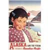 Image 1 : Original Canadian Pacific Poster Alaska 1940s