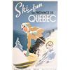 Image 1 : Ski Poster from 1940s Quebec
