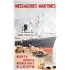 Image 1 : Messageries Maritimes Poster 1950