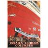 Image 1 : rare German Lloyd Poster 1930