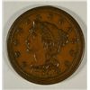Image 1 : 1854  Large penny  XF NEAR PERFECT COLOR AND PLANCHET est  $50--$55