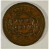 Image 2 : 1854  Large penny  XF NEAR PERFECT COLOR AND PLANCHET est  $50--$55