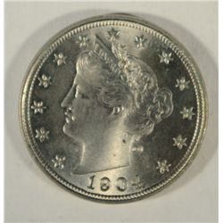 1904  V   nickel  MS63    est  $115--$120