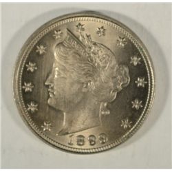 1899  V   nickel  MS63    est  $115--$120
