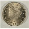 Image 1 : 1899  V   nickel  MS63    est  $115--$120
