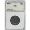 Image 1 : 1806/5  BUST quarter  PCI25 GRADED RIGHT ON  RARE RARE RARE est $1700-$1800