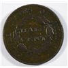 Image 2 : 1825 Half cent VF  DARK CHOCOLATE COLOR   est  $60-$65