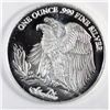 Image 2 : A NICE ONE OUNCE .999 SILVER ROUND