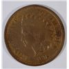 Image 1 : 1872   Indian cent  borderline fine     est $200-$225