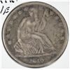 Image 1 : 1840O   Seated  half $  all original tone  XF est $160-$170