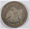 Image 2 : 1843  Seated quarter  VF est $35-$40