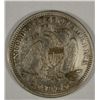 Image 2 : 1873 open 3  Seated quarter VF25 est $70-$75