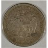 Image 2 : 1876S  Seated quarter  VF   est $40-$45