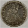 Image 1 : 1877CC  Seated quarter  VF   est $80-$85