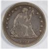 Image 1 : 1877-S SEATED QUARTER XF NICE