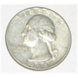 1964-D WASHINGTON SILVER QUARTER *NICE EARLY SILVER QUARTER!! QUARTER CAME OUT OF SAFE!!
