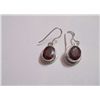 Image 1 : 23.60 CTW RUBY EARRING .925 STERLING SILVER