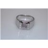 Image 1 : 19.3 CTW CZ RING .925 STERLING SILVER