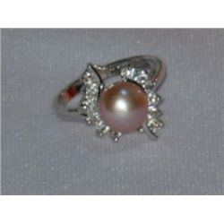 ELITE LAVENDER PEARL CZ SILVER