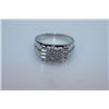 Image 1 : 19.8 CTW CZ RING .925 STERLING SILVER