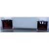 Image 1 : 16.00 CTW GARNET EARRING .925 STERLING SILVER