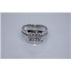 Image 1 : 24.5 CTW CZ RING .925 STERLING SILVER