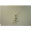 Image 1 : 24.00 ctw Pendant and CZ with  chain .925 Sterling Silv