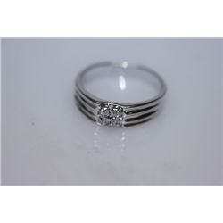 16.4 CTW CZ RING .925 STERLING SILVER