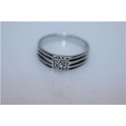 17.3 CTW CZ RING .925 STERLING SILVER