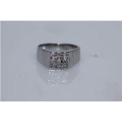 20.90 CTW  CZ RING .925 STERLING SILVER