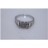 Image 1 : 13.7 CTW CZ RING .925 STERLING SILVER