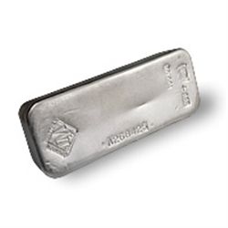 Silver Bars: Johnson Matthey 100 oz Bar .999 fine