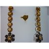 Image 1 : 33.00 CTW SMOKEY TOPAZ AND CITRINE EARRING .925 STERLIN