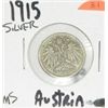 Image 1 : 1915 SILVER AUSTRIA 10 CENT *RARE MS HIGH GRADE NICE EARLY COIN WITH NICE DESIGN!!