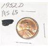 Image 1 : 1952-D LINCOLN WHEAT PENNY *RARE MS-65 HIGH GRADE*!! COIN CAME OUT OF SAFE!!