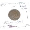 1892 INDIAN HEAD PENNY RED BOOK VALUE IS $5.00 *NICE EARLY FINE-12 GRADE PENNY*!!