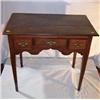 Image 1 : OAK LOWBOY with shaped arched apron