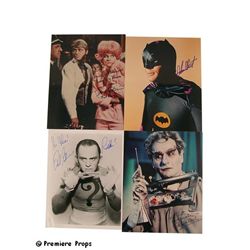 Batman TV Photo Signed Adam West/Diane McBain/Frank Gorshin/Eli Wallach