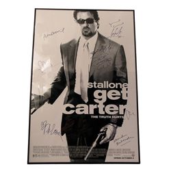 Get Carter Cast Signed Poster