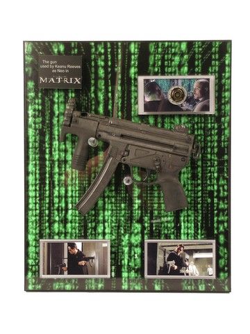 Matrix Neck Plug The Matrix Neo Keanu Reeves Neck Plug and Gun