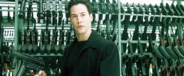 Matrix Neck Plug The Matrix Neo Keanu Reeves Neck Plug and Gun