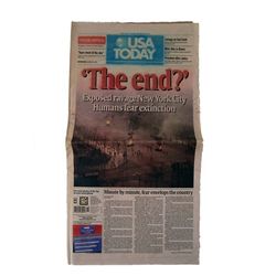 Warm Bodies Newspaper Prop